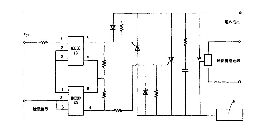 自愈式電容器線路簡視圖 自愈式電容器線路簡視圖