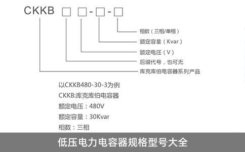 低壓電力電容器規格型號大全